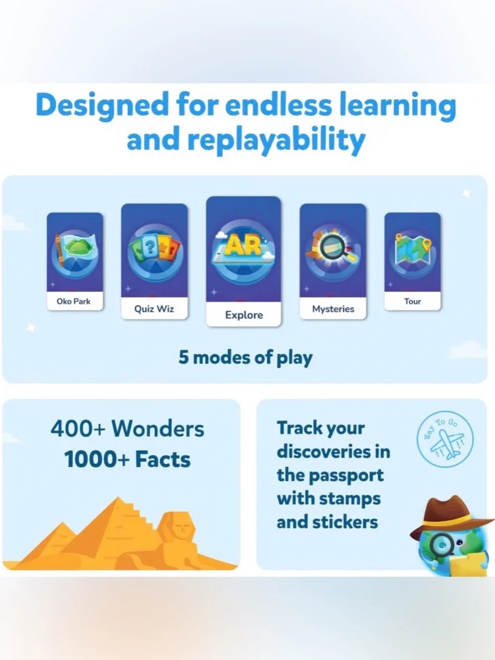 Kids Orboot Our Earth Interactive Globe STEM learning toy